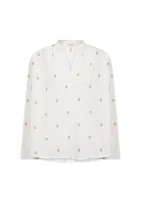 Bluza - bright white gold embroidery