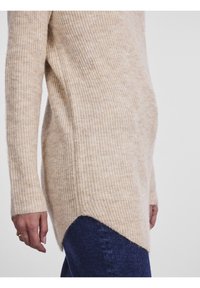 Pieces Stickad tröja - beige