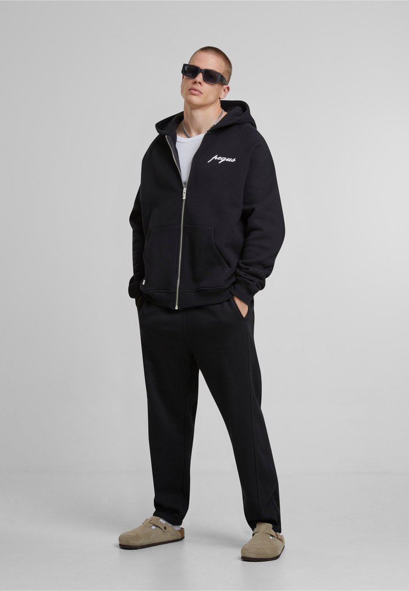 PEQUS CHEST LOGO - Lukuga pusa - black