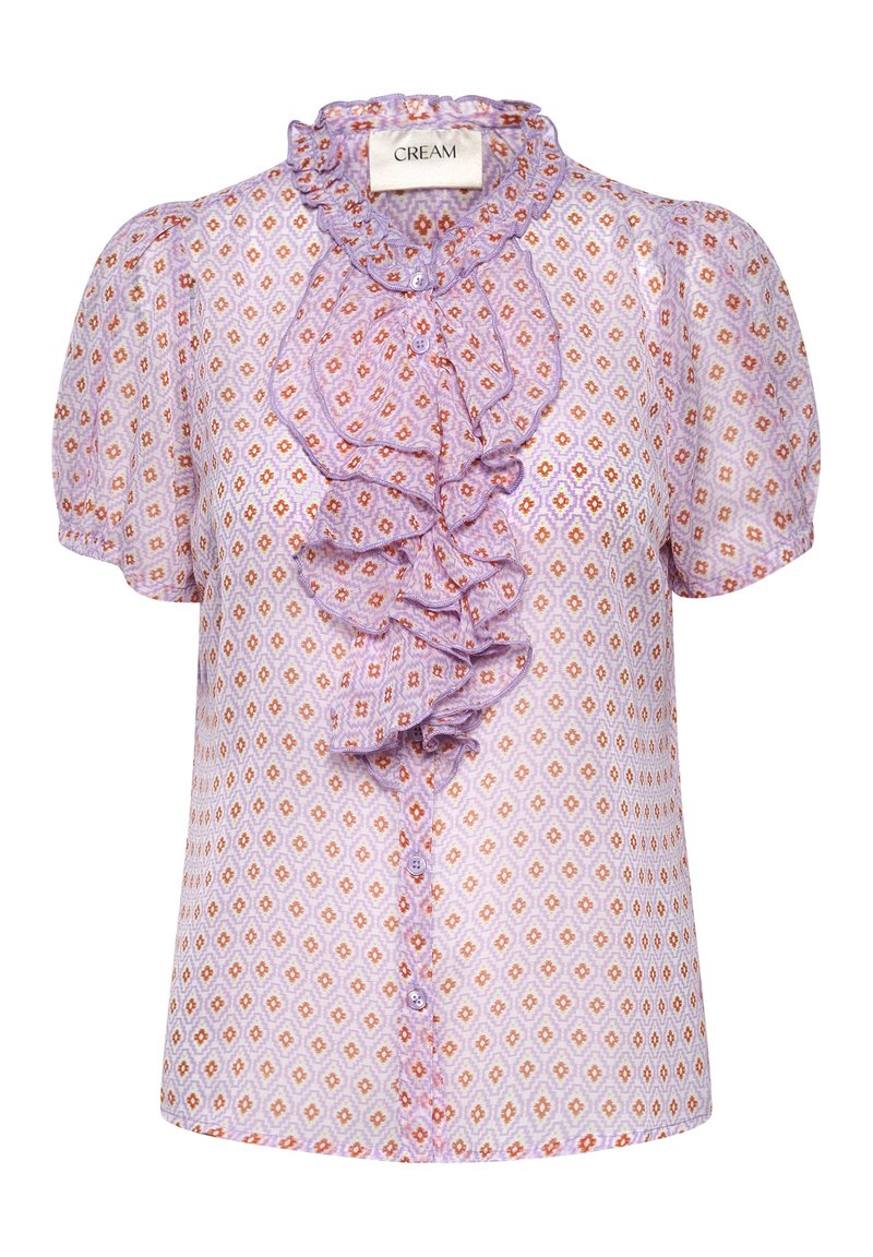 Cream Overhemdblouse roségoudkleurig