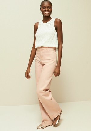 WIDE  - Jeans a zampa - pink