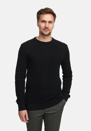 Strickpullover - black