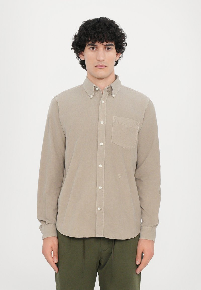 CLOSED BUTTON DOWN SHIRT - Shirt - silt grey