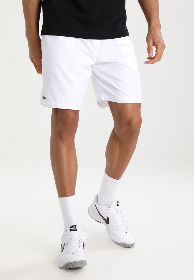 Afwijzen oorlog Schaap Lacoste Sport HERREN SHORT - Korte broeken - white/wit - Zalando.nl