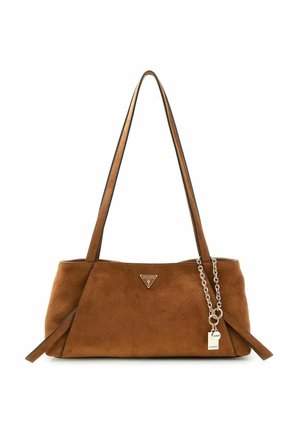 Guess, DEVON SHOULDER SATCHEL - Kabelka - cognac