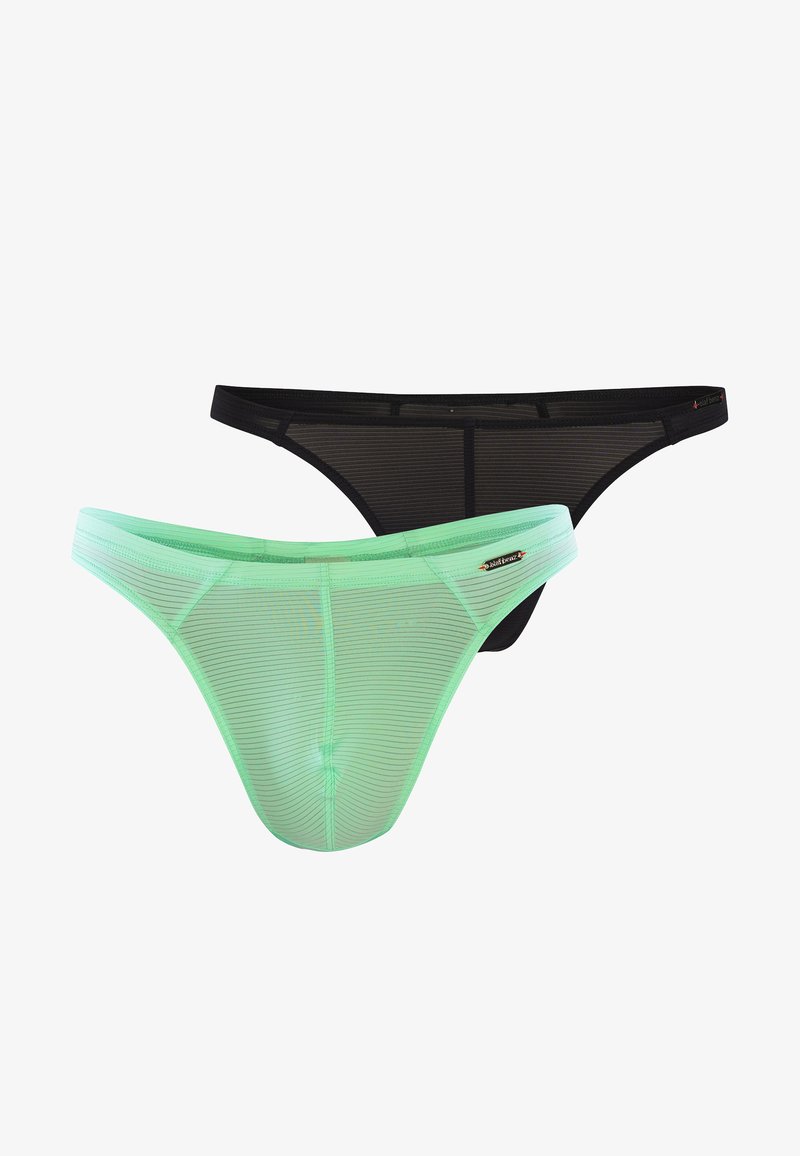 Olaf Benz 2-PACK RED1201 MINISTRING - Tanga - black mint