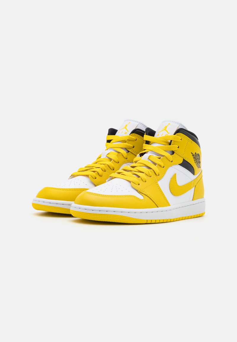 Jordan AIR JORDAN MID High-top trainers white/vivid sulfur