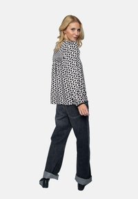 Emily van den Bergh Bluse - black taupe dots