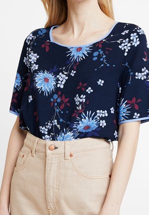 Blouse - mottled blue