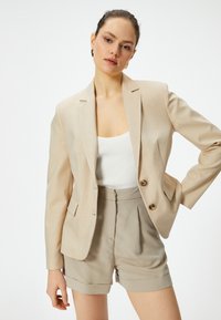 Koton POCKET DETAIL BUTTONED - Blazer - beige
