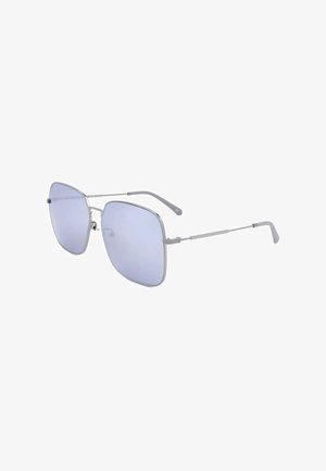 CK Calvin Klein, CKJ20222SA UNISEX - Occhiali da sole - shiny dark gunmetal white