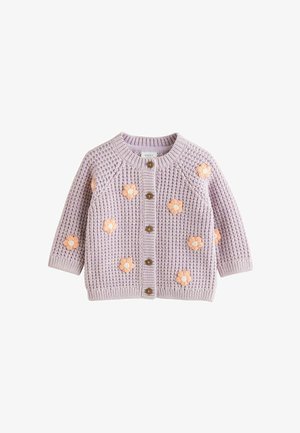 Next, FRILL REGULAR FIT - Kardigan - purple and apricot flower baby