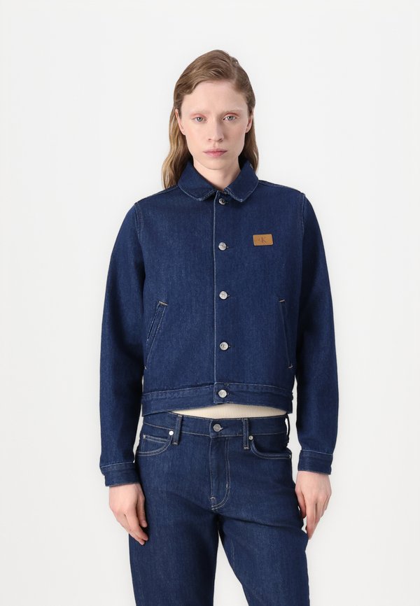 CLEAN SHORT JACKET - Denim jacket - denim rinse