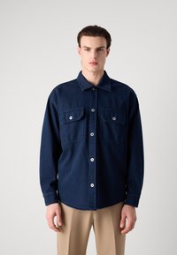 Mads Nørgaard SUNSET AUGUST WORK SHIRT - Vapaa-ajan kauluspaita - parisian night