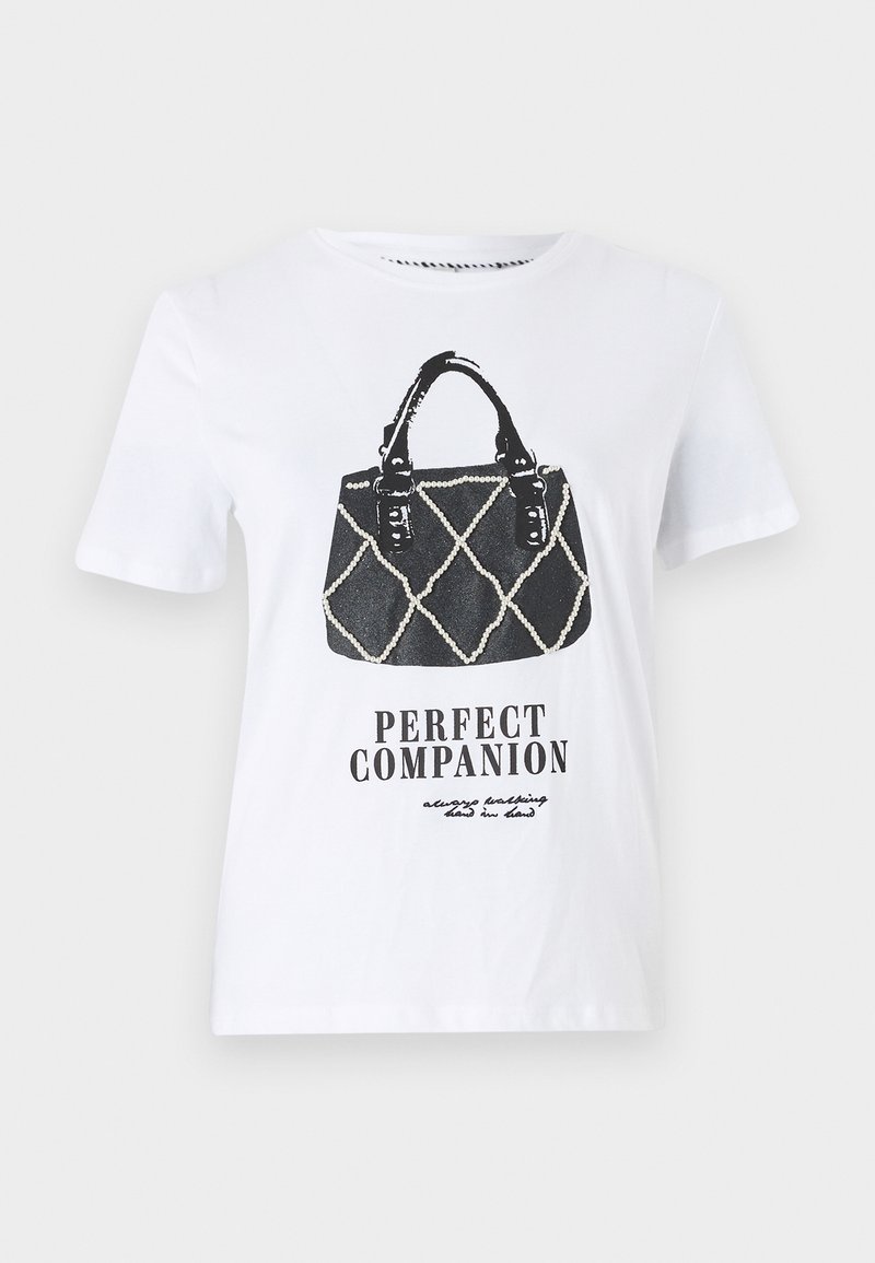 Only T-shirt print crème Only T-shirt print crème