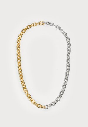 TWO-TONE SEAMLESS LINK NECKLACE UNISEX - Necklace - silver-coloured/gold-coloured