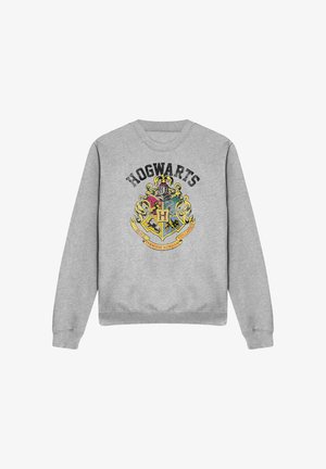 Cotton Soul, HARRY POTTER HOGWARTS CREST - Hoodie - mottled light grey