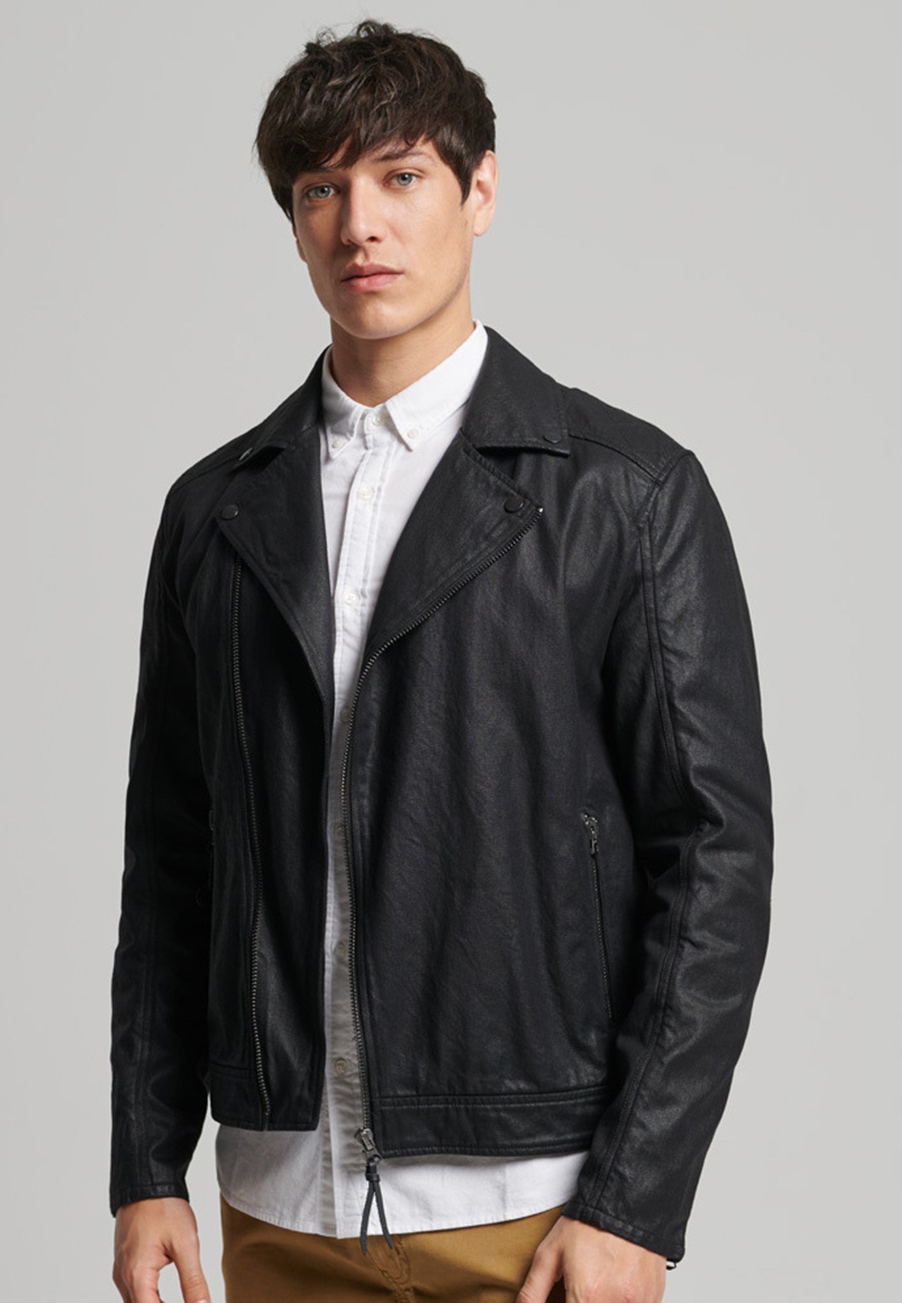 Superdry VINTAGE COATED - Denim jacket 
