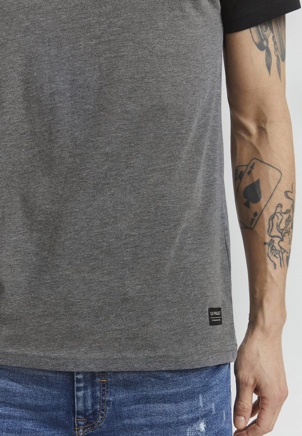 PRBo - Print T-shirt - gray melange4