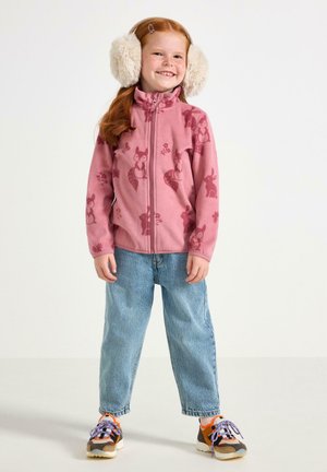 Lindex, UNISEX, jasnoróżowy melanż