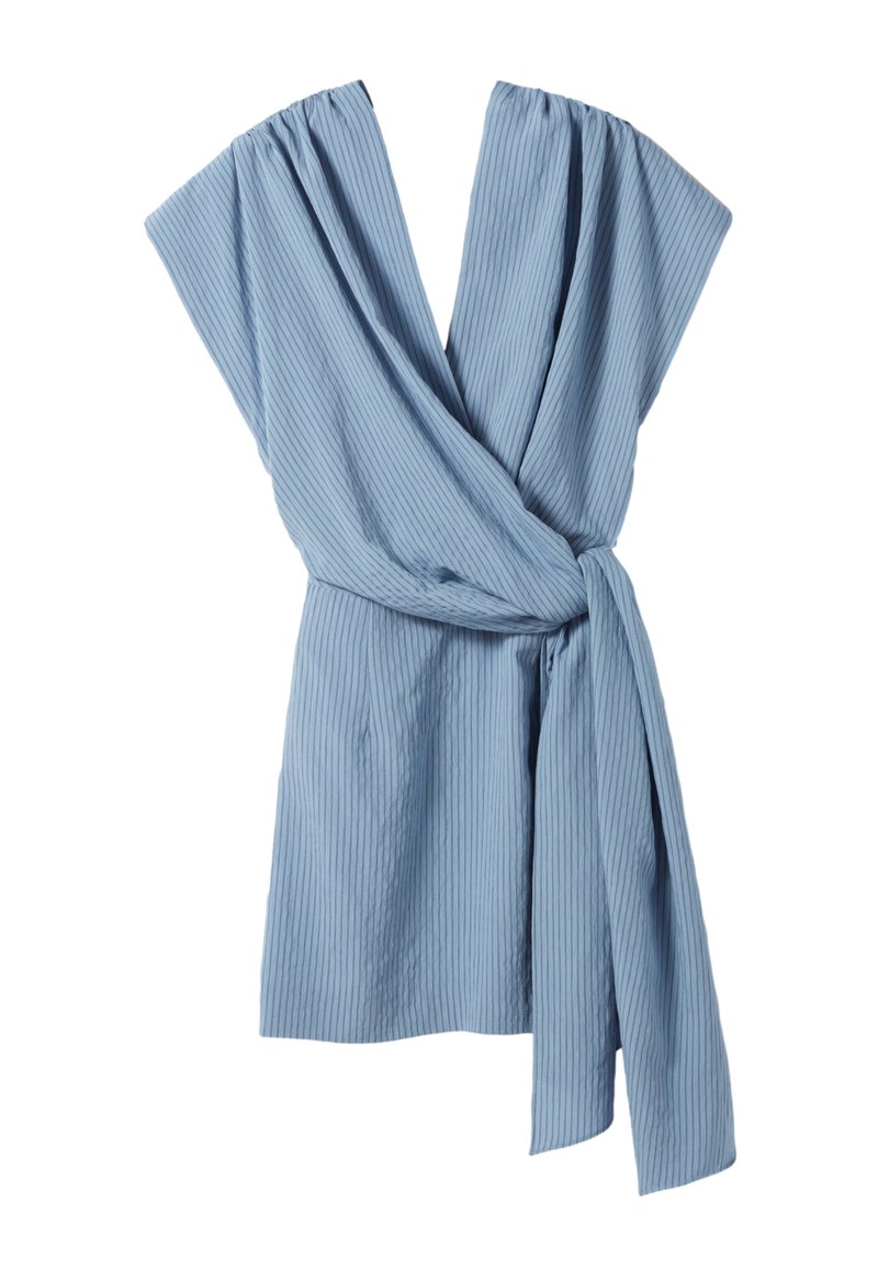 CLAUDIE PIERLOT Jurk lichtblauw gemêleerd