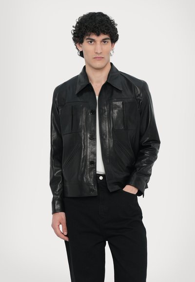 Paul & Joe HARPER - Veste en cuir - noir