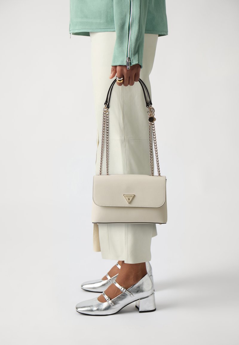 Guess - DARYNA CONVERTIBLE FLAP - Cross body bag - bone, Enlarge