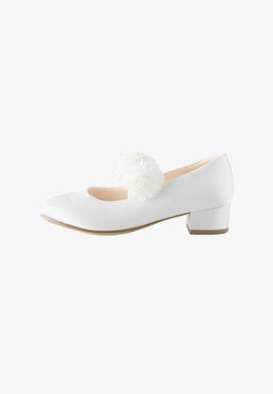 Next, WIDE FIT FLOWER GIRL MARY JANE - Ballerines - white