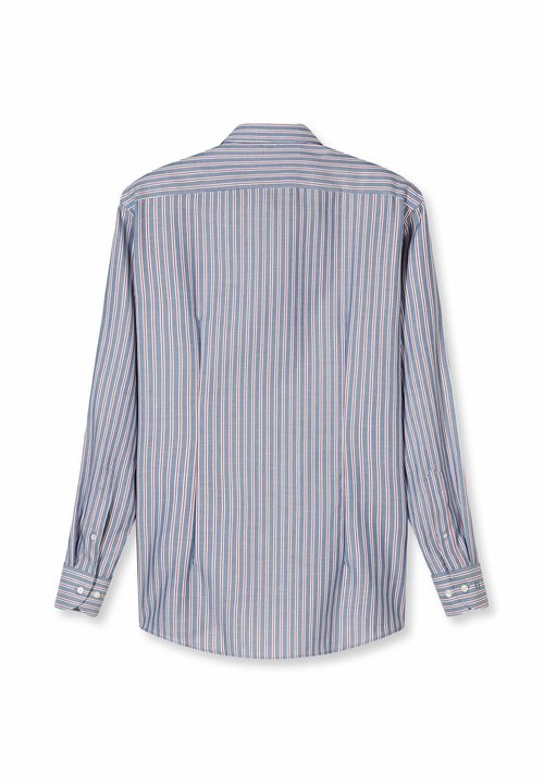 OLYMP Camicia da uomo a maniche lunghe Luxor 24/Seven, stampa rotante su y/d Dobby, 24/7, Luxor Modern Fit, 22 Modern Kent, Bianco 00, 41
