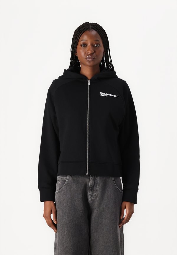 ZIP UP LOGO HOODIE - Zip-up sweatshirt