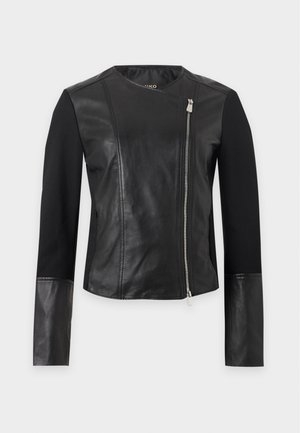 Pinko, GIRASOLE GIUBBINO - Veste en cuir - black