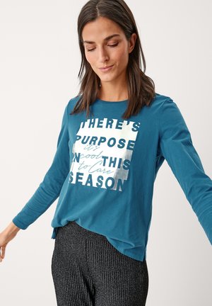 Long sleeved top - turquoise