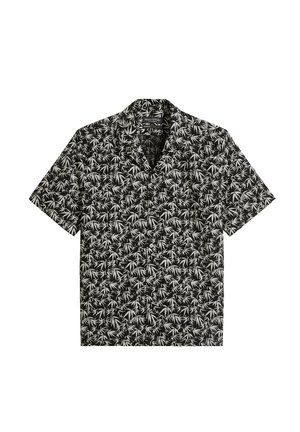 Marc O'Polo, MARC O'POLO KURZARM-HEMD REGULAR MIT SOMMERLICHEM BLATTMOTIV   - Overhemd - medium grey
