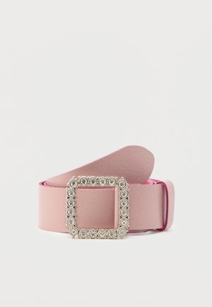 FRAME BUCKLE WITH GLITTERING STONES - Riem - pale rose