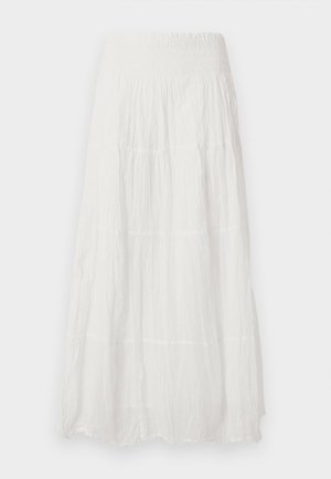 Gina Tricot, MAXI SKIRT - Jupe longue - white