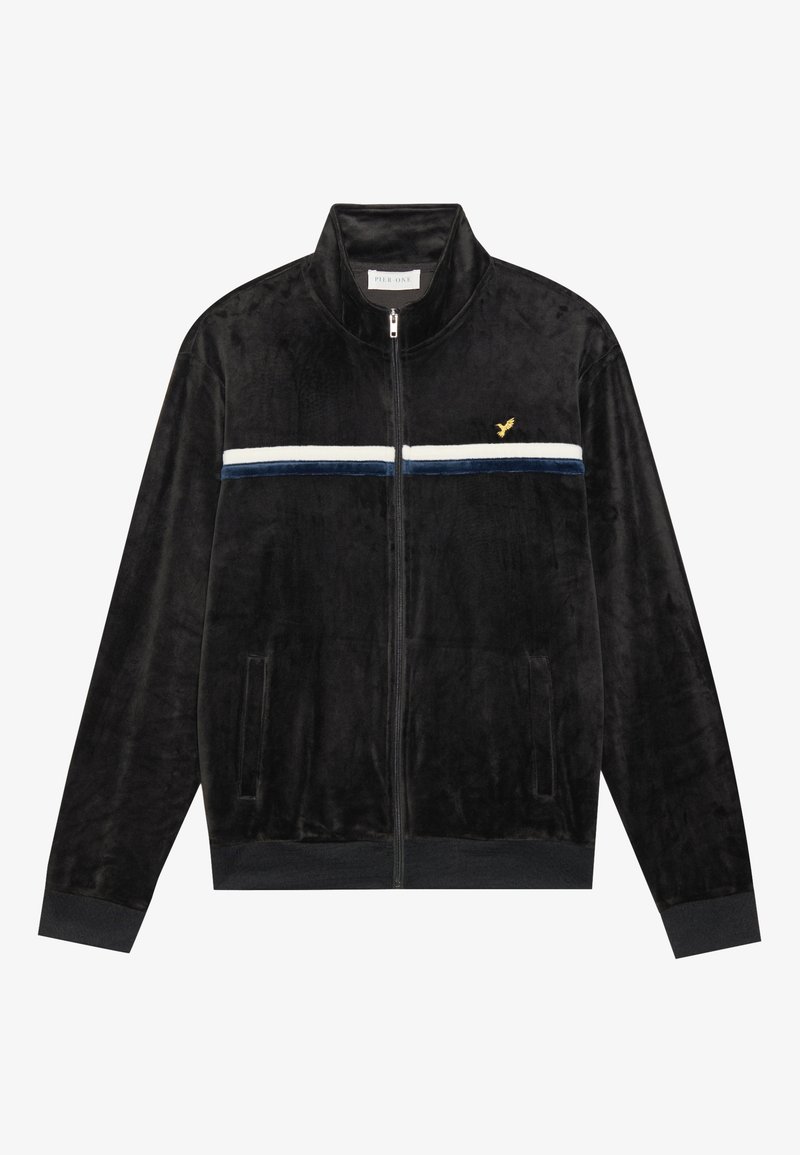 Pier One Fleecejas zwart