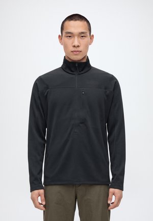 Patagonia, R1 ULTRALIGHT 1/ - Поларен пуловер - black