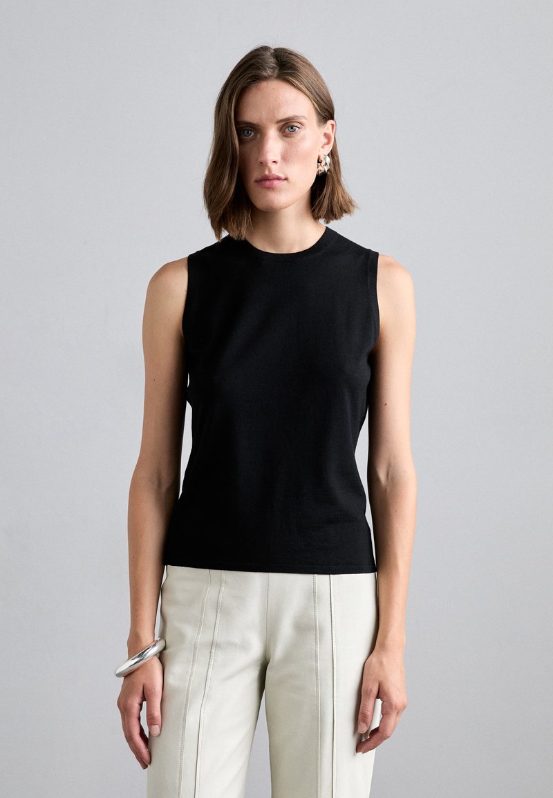 Theory CREW SHELL REGAL - Top - black