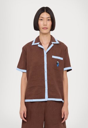 GARRICK SHIRT  - Skjortebluser - brown