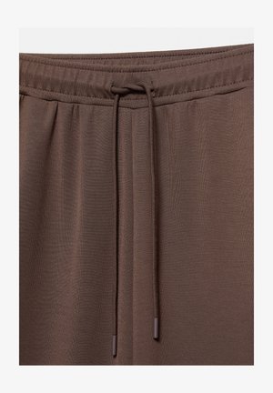 PULL&BEAR, WIDE-LEG - TRACKSUIT TROUSERS - Pantalon de survêtement - brown