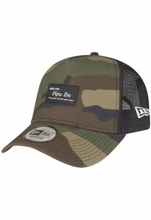 AFRAME TRUCKER LOGO PATCH - Cap - wood camo