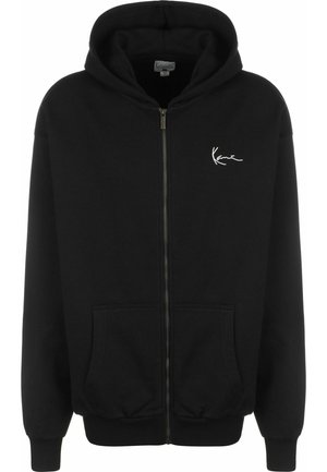 Sudadera con cremallera - black