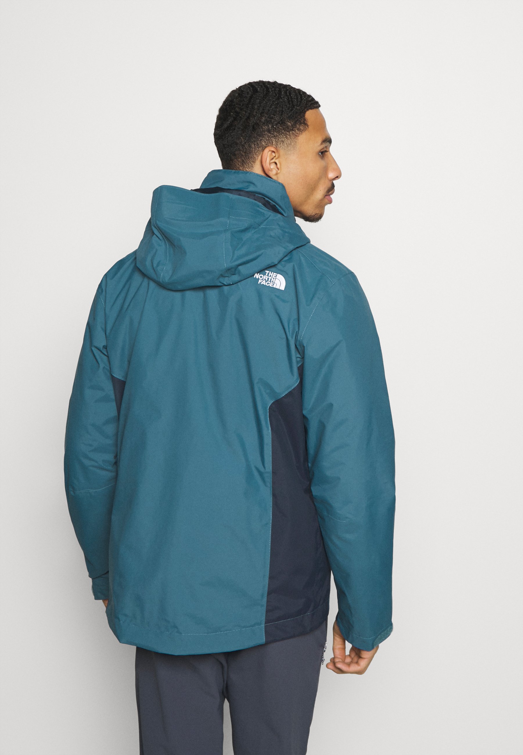 north face dark blue jacket