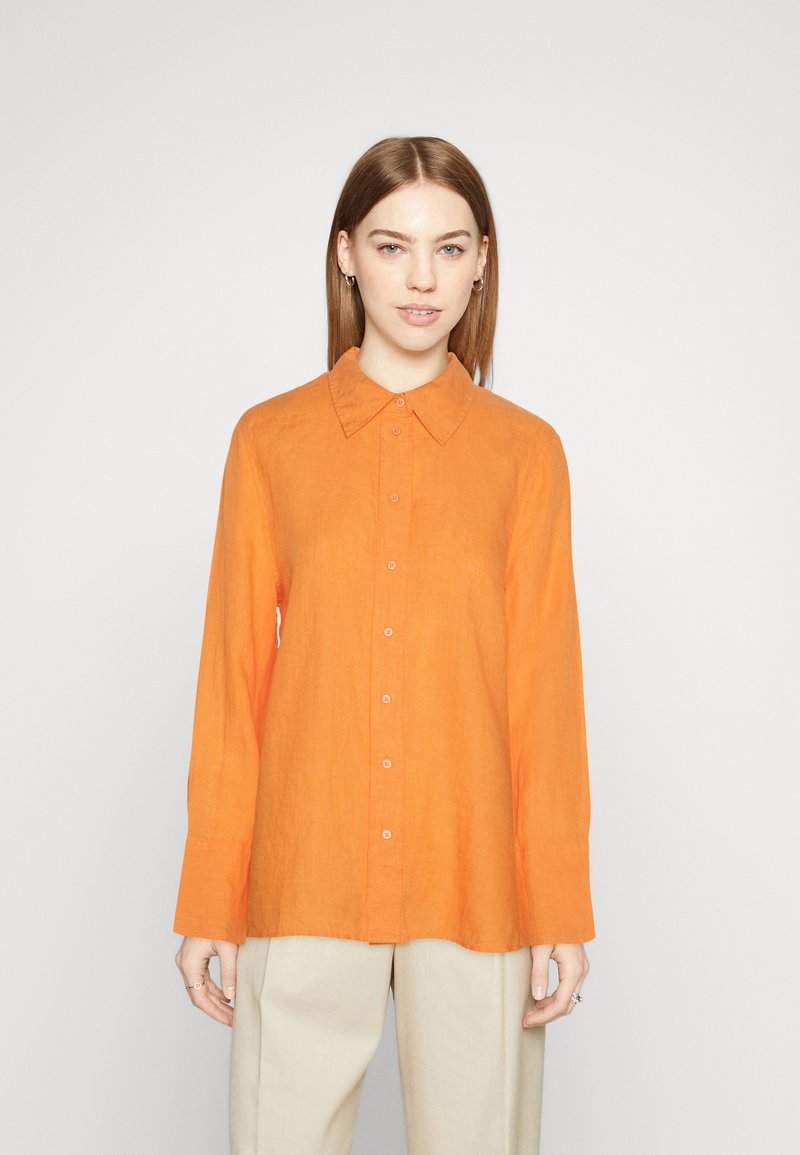 Gina Tricot LOVISA Buttondown blouse musk melon/apricot Zalando.ie