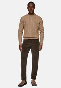 Boggi Milano CREW NECK - Pulover - taupe