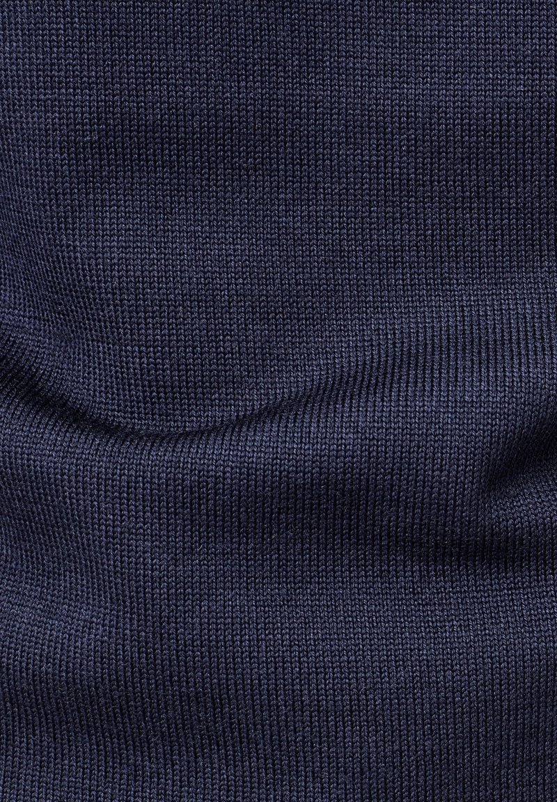 G Star Premium Core Mock Turtle Long Sleeve Jumper Dk Saru Blue Blue Zalando De