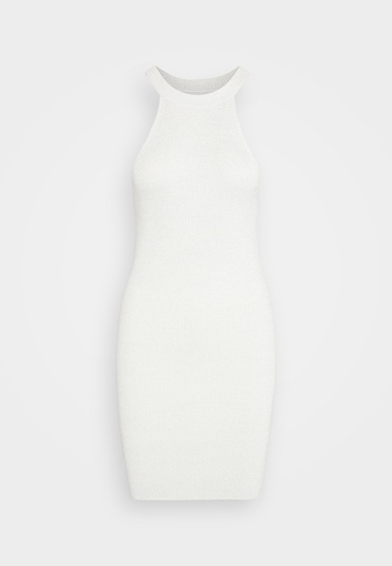 Samsøe Samsøe Gebreide jurk zilverkleurig Samsøe Samsøe Gebreide jurk zilverkleurig