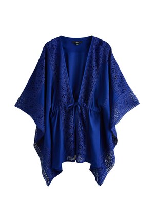 REGULAR FIT - TIE FRONT  DETAIL KAFTAN COVER-UP  - Beach accessory - royal blue