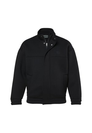 STHUGE, SCUBA-JACKE, OVERSIZED, STEHKRAGEN, ZIPPER, BIS 8 XL - Bomber Jacket - black