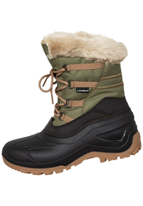 EVELIN GEFÜTTERT – Snowboot/Winterstiefel – grün
